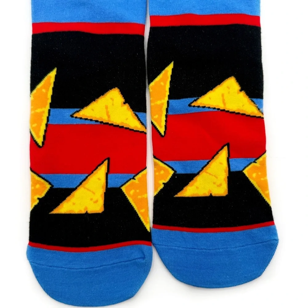 Odd Sox Doritos Cool Cooler Ranch Crew Socks Mens Womens Blue Fun Novelty Gift